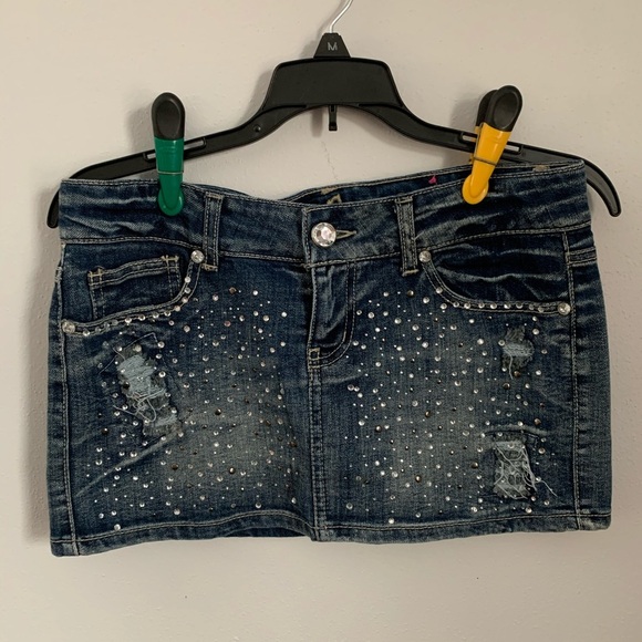 Wallflower Dresses & Skirts - Size 3 Wallflower Blue Jean denim miniskirt Junior